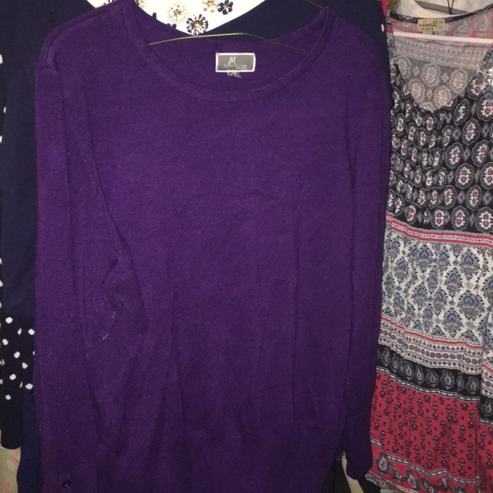 Purple sweater